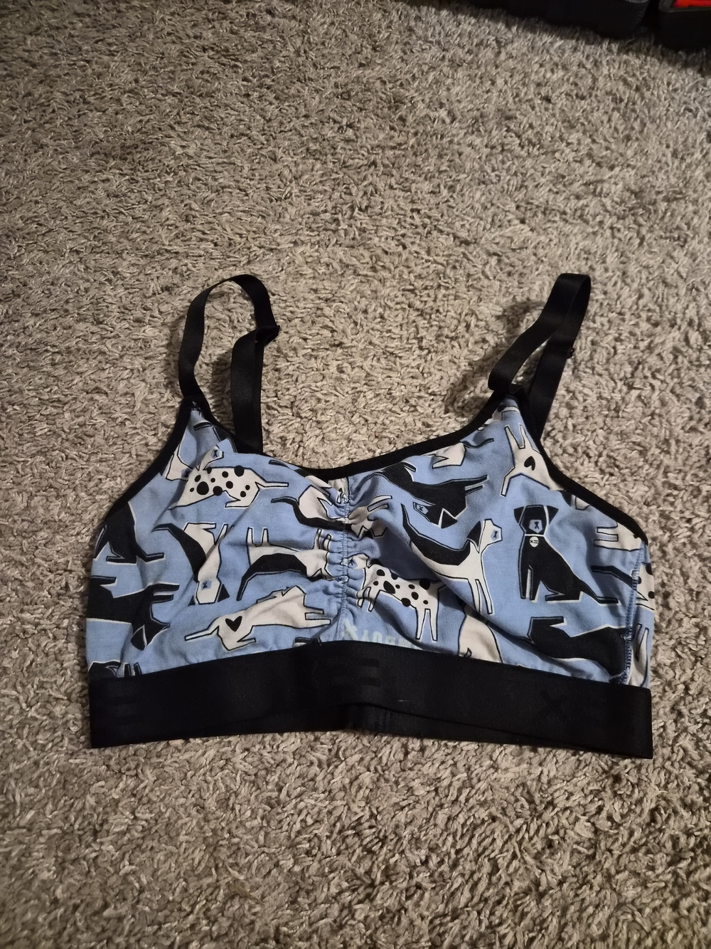 TomboyX Abstract Dog Print Bra